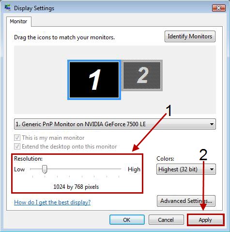 How Do You Change Resolution In Vista